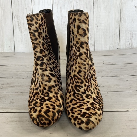 Sam Edelman Cheetah Print Heeled Ankle Bootie - Picture 3 of 15